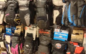 Gloves are an important accessory for skiers.