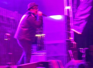 Gibbz entertains the crowd at the main stage Dec. 29 at SnowGlobe.