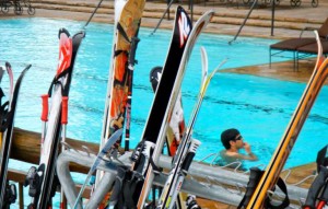 More skis than snowboards are found in racks. Photo/LTN file