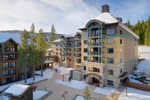 The Constellation, right, is attached to the Ritz-Carlton at Northstar via a walkway.