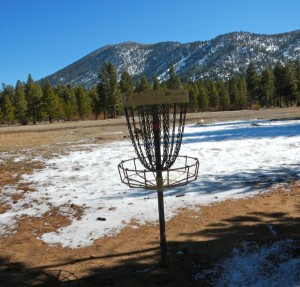 Disc golf at Bijou is popular year-round.