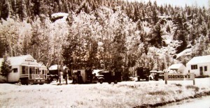 Sorensen's in the 1950s. Photo/Arthur W. Ewart, They Came Every Summer, 1993, with permission.