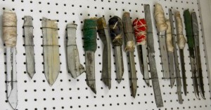 Confiscated contraband.