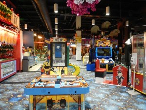 The Fun Center has games of all kinds that have nothing to do with gambling.