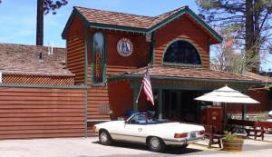 The snack shack, far left, and what it looks like today.