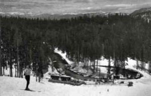 There used to be a ski resort at Echo Summit. Photo/Lake Tahoe Historical Society