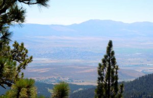 Looking down on the Carson area from Snow Valley Peak. Photo/LTN file