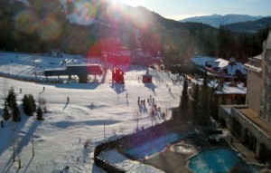 The Fairmont at Whistler is right on the slopes of the ski resort. Photo/LTN file