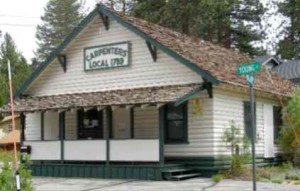 Today the building is used by the carpenters union. Photo/Bill Kingman