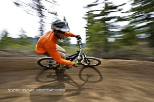Features are being built in to some of the trails. Photo/Dave Clock
