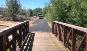 Measure R allows old bike trails to be overhauled, like this one in South Lake Tahoe. Photo/Provided