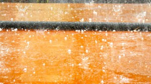 Significant hail in South Lake Tahoe on July 18. Photo/LTN