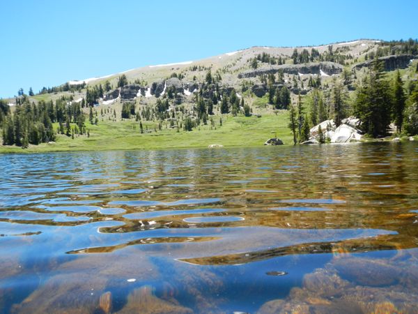 Showers Lake is a popular overnight spot for PCT hikers. Photos/Kathryn Reed
