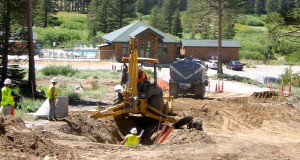 Kirkwood power house being built after the 2010 fire. Photo/Provided 