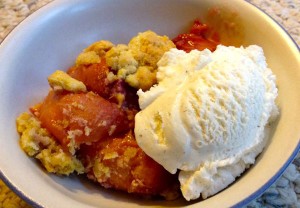 peach cobbler