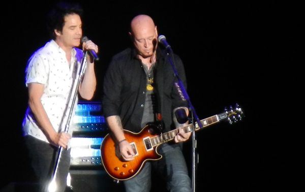 Pat Monahan and Jimmy Stafford founded the San Francisco band Train. Photos/Kathryn Reed