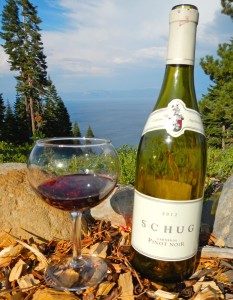 The Schug Pinot Noir was the star of the night.