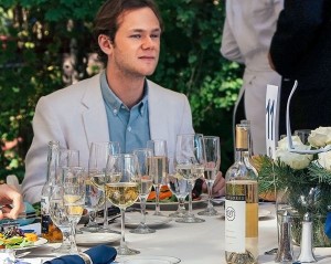 Actor Joseph Cross enjoys a white wine from Miraflores in the movie "Last Weekend." Photo/Provided