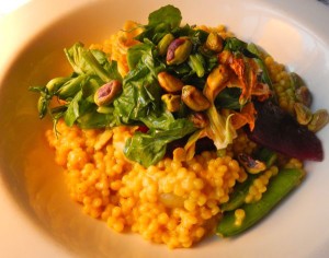 The couscous entrée is quite good.