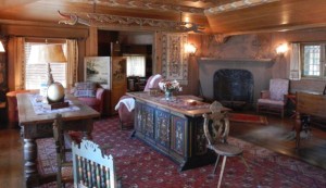 The main room as it was when Mrs. Knight owned the estate.