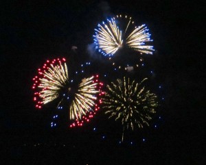 Pyrotechnics become butterflies