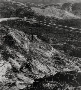 The railroad made Donner Summit much easier to cross; now it's an interstate. Photo/Caltrans