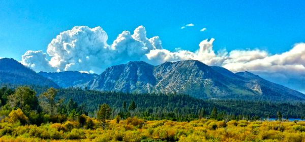 Pyro cumulus clouds from the King Fire taken from Taylor Creek on Sept. 17. Photo/Toogee Sielsch
