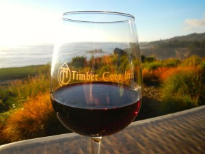 Timber Cove Inn -- the view from the room.