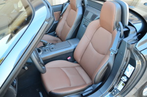 A two-seater with limited trunk space.