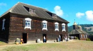 The original buildings still dot the landscape.