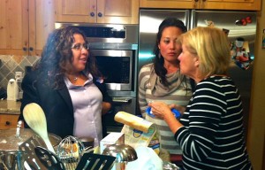 Wendy David talks to supporters on election night. Photo/Susan Wood