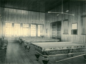 Billiards room Photo/Lake Tahoe Historical Society