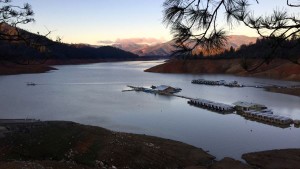 Shasta Lake is well below normal for this time of year. Photo/Kathryn Reed