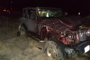 One person died Jan. 14 in a single-vehicle accident on the South Shore. Photo/NHP