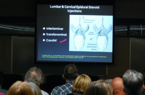 Barton doctors talk about different remedies for low back pain. Photos/LTN