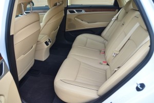 Plenty of leg room no matter where one sits.