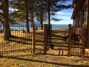 A locked gate prevents access as of this month to the beach at Tahoe Keys. Photo/LTN
