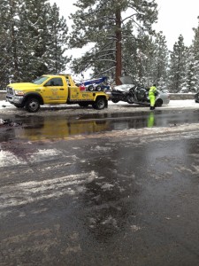 Witnesses told Lake Tahoe News it's surprising anyone lived. Photo/LTN