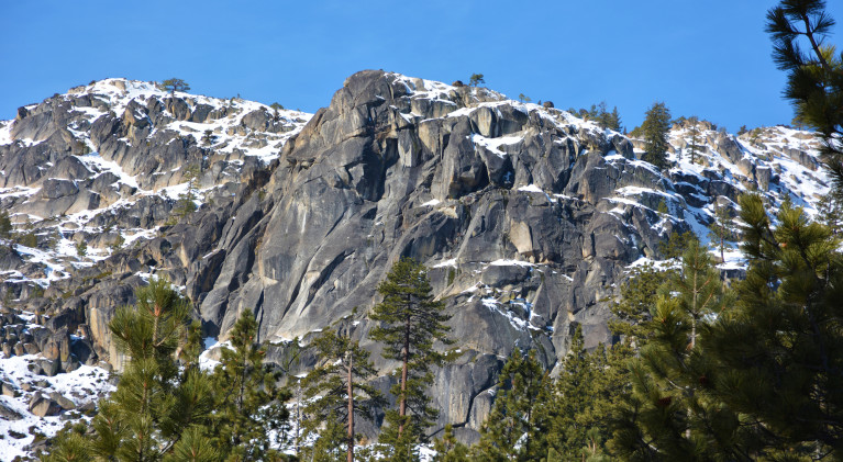 Climbing area at Donner Summit being protected