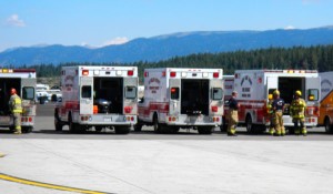 Who pays for the cost of ambulance service is being debated. Photo/LTN file