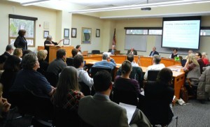 LTUSD and LTCC board members meet March 24 for the second consecutive year. Photo/LTN