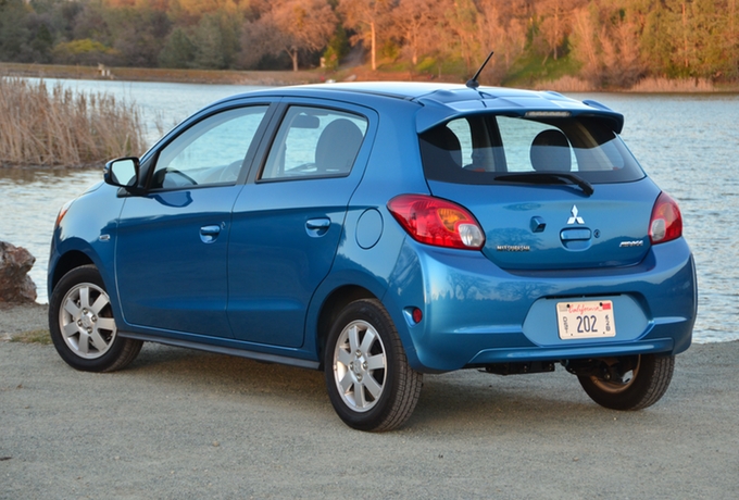 The Mirage would make for a great commuter car. Photos/Larry Weitzman