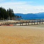 Tahoe piers-drought: Kings Beach