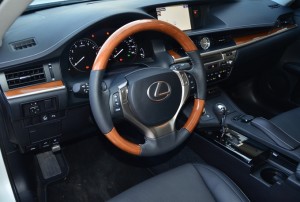 Comfort oozes from the Lexus, especially for the driver.