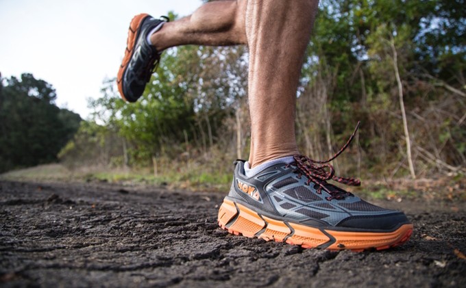 Trail running shoe demo in Tahoe City