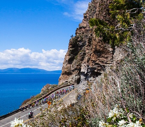 Women fight to win Lake Tahoe cycling race