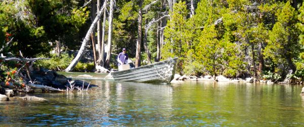 The boat shuttle at Echo Lake is operating now, but may have to stop if levels drop again.