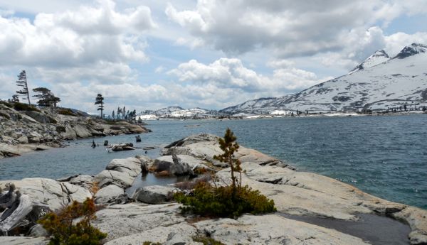 Lake Aloha in Desolation Wilderness is at 50 percent capacity and is expected to continue to be drained for use downstream. Photo/Kathryn Reed