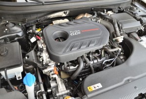 Specifications Price $21,150 to about $35,000 Engine  Four cylinder inline 16 valve 2.4L 185 hp @ 6,000 rpm   	                 178 lb.-ft. of torque at 4,000 rpm Four cylinder inline 16 valve 2.0L 245 hp @ 6,000 rpm 				  260 lb.-ft. of torque @ 1,350-4,000 rpm Transmission Six speed torque converter automatic with a semi manual mode Configuration Transverse mounted front engine with front wheel drive Dimensions (Sport) Wheelbase 110.4 inches Length 191.1 inches Width 73.4 inches Height 58.1 inches Track (f/r) 62.9/63.1 inches Ground clearance 5.3 inches Cabin volume 106.1 cubic feet Trunk volume 16.3 cubic feet Fuel Capacity 18.5 gallons Weight 3,505 pounds Steering lock to lock2.78 turns Turning circle 35.8 feet Wheels 18X7.5 inch alloys Tires 235/45X18 Co-efficient of drag 0.27 Performance 0-60 mph 7.21 seconds 50-70 mph3.22 seconds 50-70 uphill 4.41 seconds Top Speed Beyond sanity Fuel economy EPA rated at 23/32/26 city/highway/combined. Expect 26-27 mpg in suburban driving and 35 plus mpg on a level highway at 70 mph. 