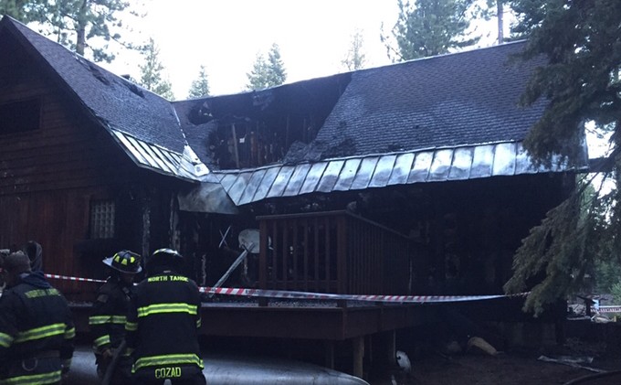 House fire displaces 2 Tahoe City residents